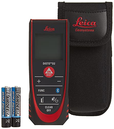 Laser Distance Measure with Bluetooth 4.0, Black/Red V787079