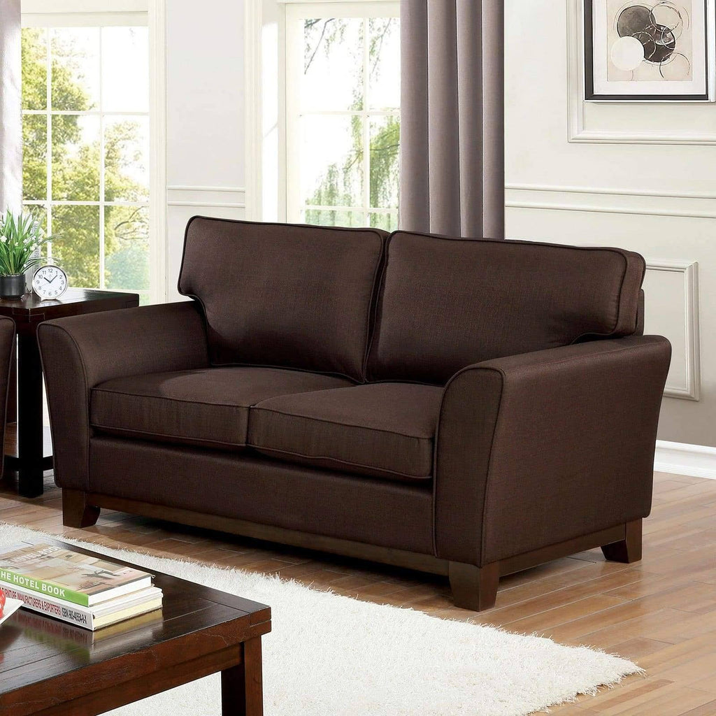 Brown Loveseat M52348