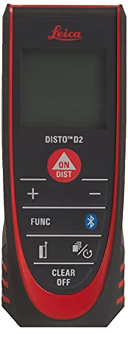 Laser Distance Measure with Bluetooth 4.0, Black/Red V787079