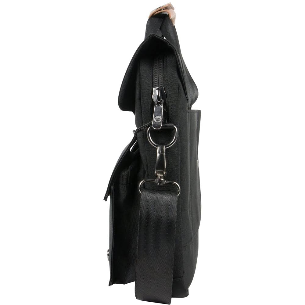 Notebook carrying shoulder bag - black C530175
