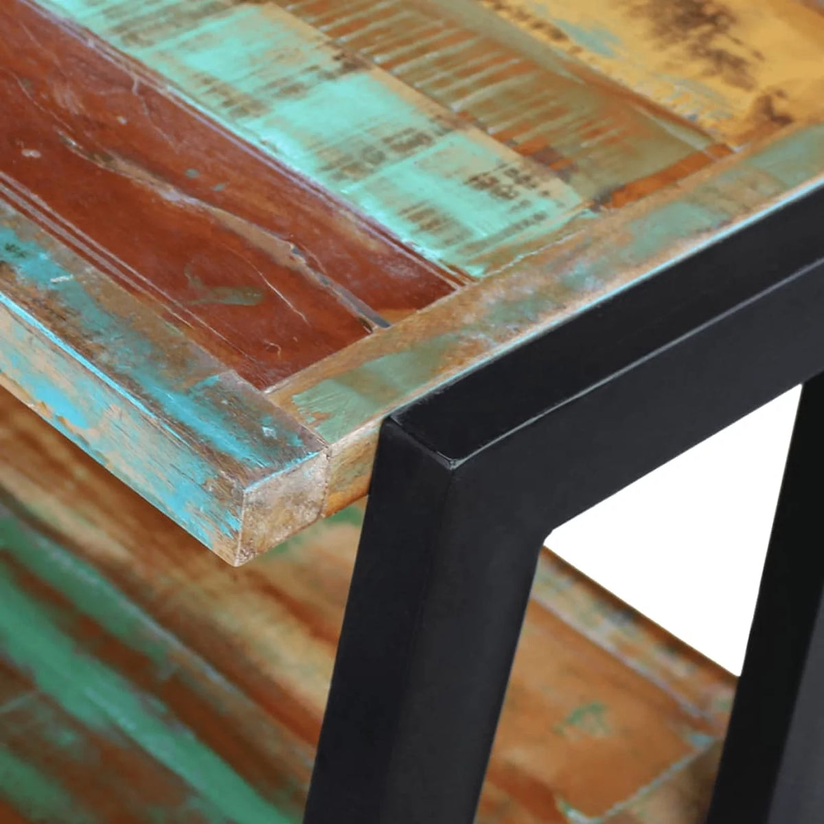 3 Shelves Solid Reclaimed Wood Sideboard S637