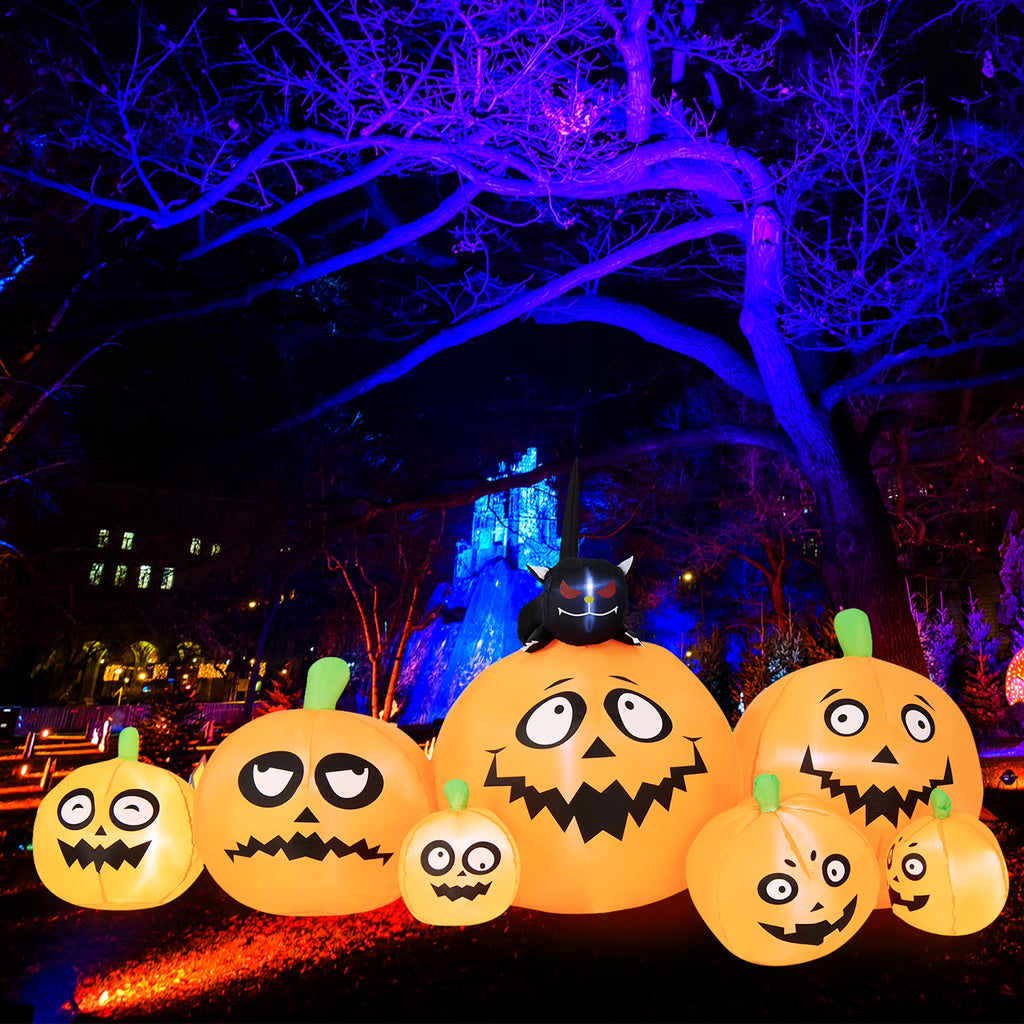 Inflatable Halloween Pumpkins Decor with LED Lights H687126
