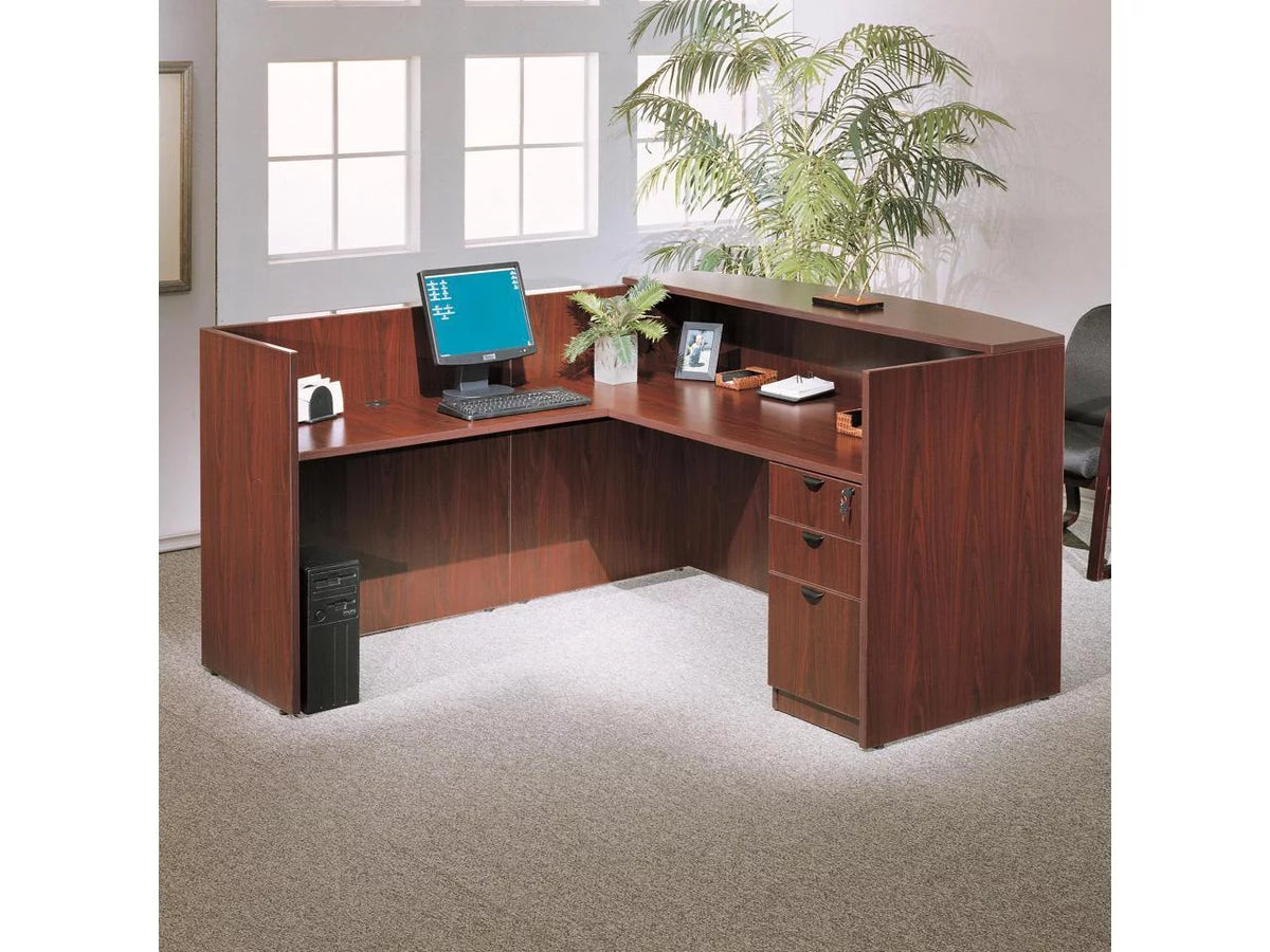 Cherry 71 inch Reception Desk D39784