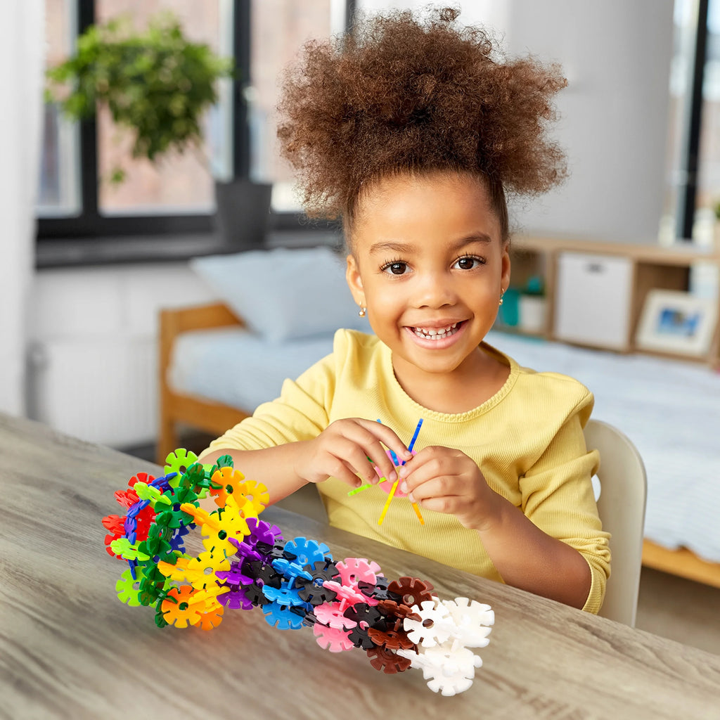 108 Pcs Interlocking Disc Construction Blocks in Orange L7367
