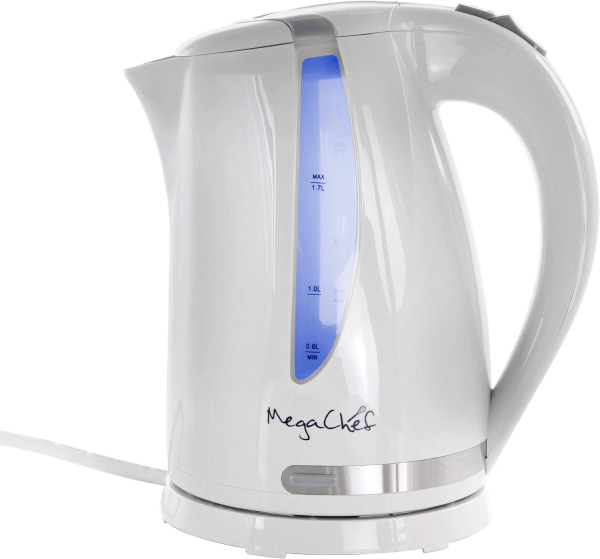 White 1.7Lt Plastic Electric Tea Kettle L540165