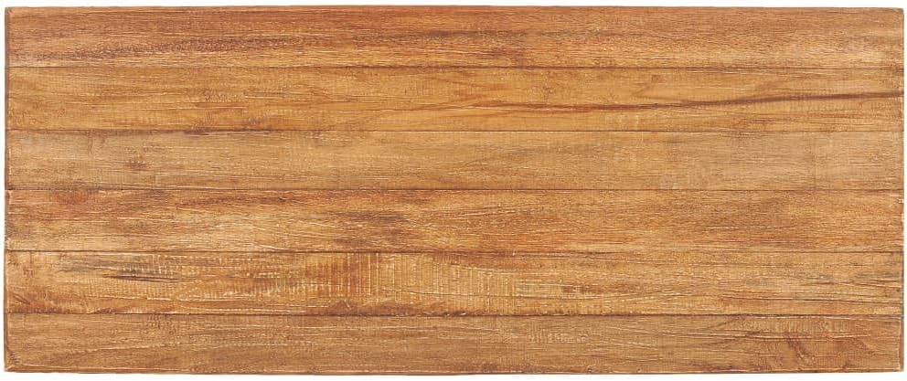 Solid Reclaimed Wood and Teak Wood Coffee Table D640