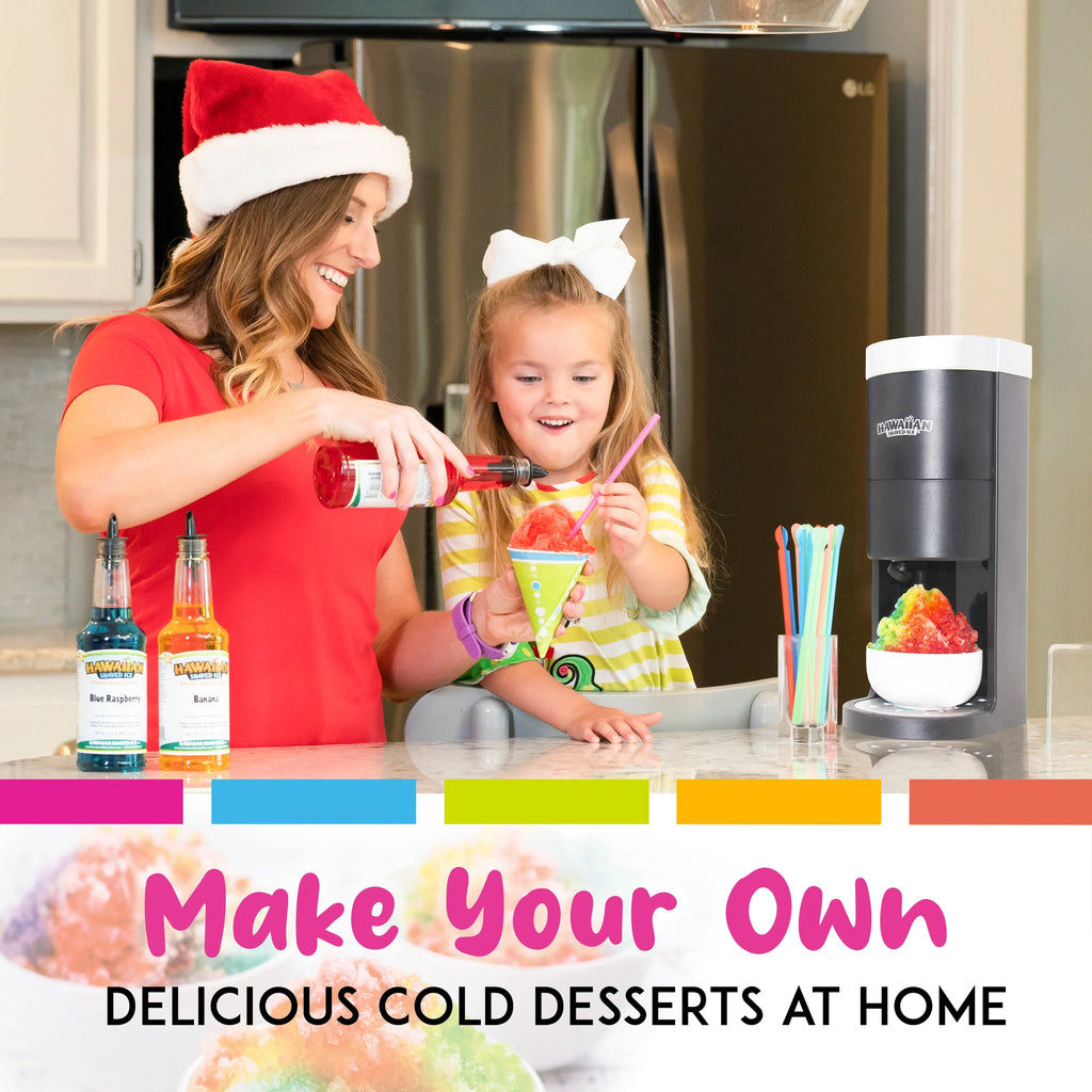 Black Shaved Ice and Snow Cone Maker H9196