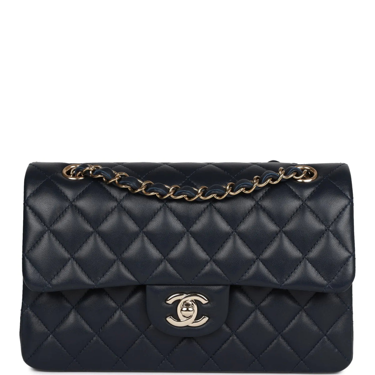 Navy Lambskin Classic Flap Bag P155912