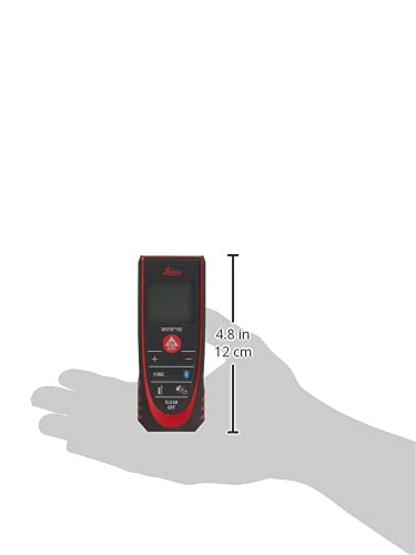 Laser Distance Measure with Bluetooth 4.0, Black/Red V787079
