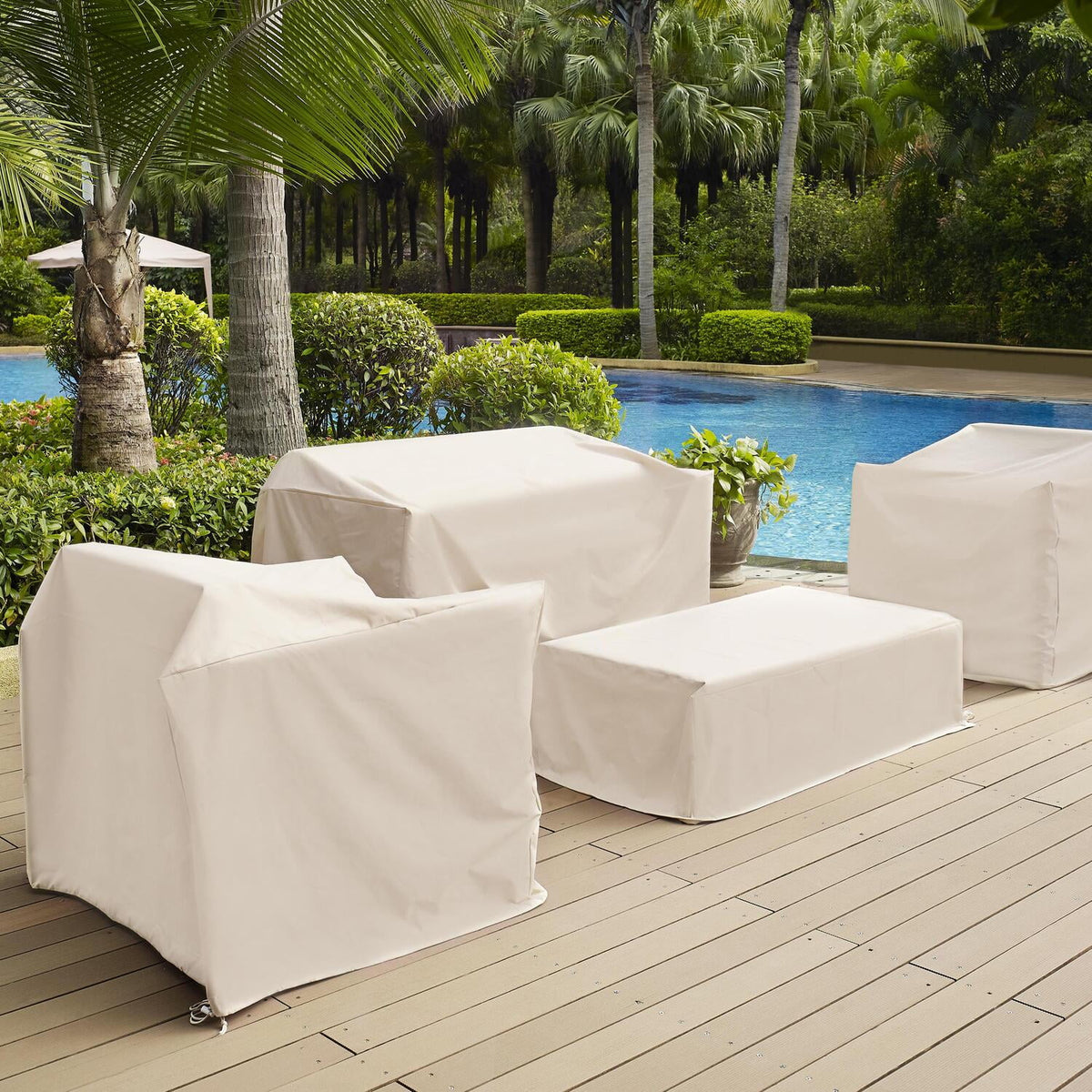 Outdoor Chair Furniture Cover Tan Y210025