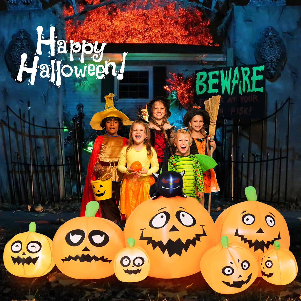 Inflatable Halloween Pumpkins Decor with LED Lights H687126